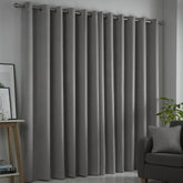 Fusion Strata Silver Eyelet Curtains Fusion Strata Silver Eyelet Curtains